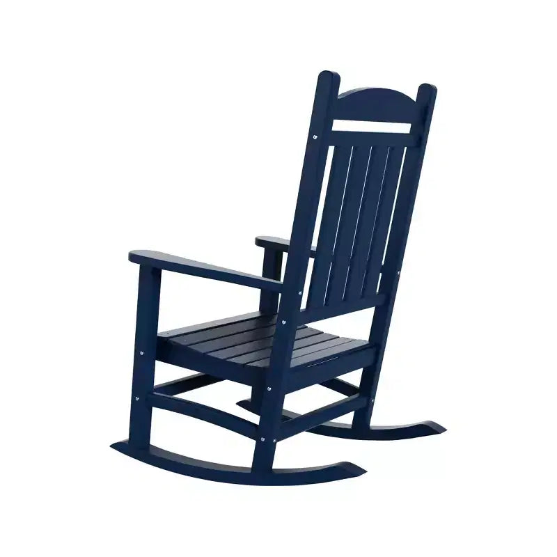 WestinTrends Fauteuil à bascule de véranda classique en polyéthylène résistant aux intempéries (lot de 2)