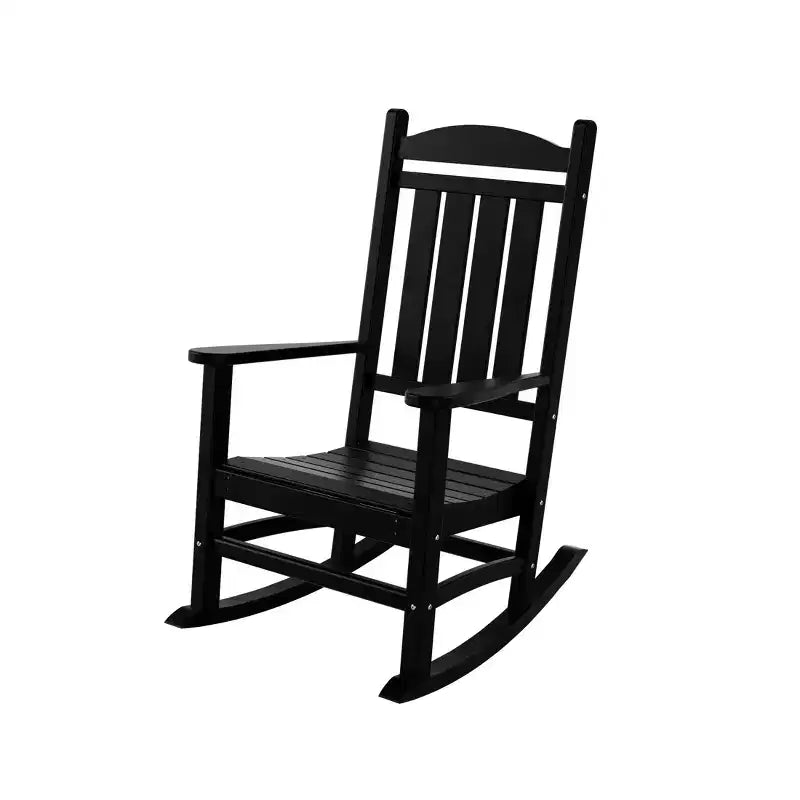 WestinTrends Fauteuil à bascule de véranda classique en polyéthylène résistant aux intempéries (lot de 2)