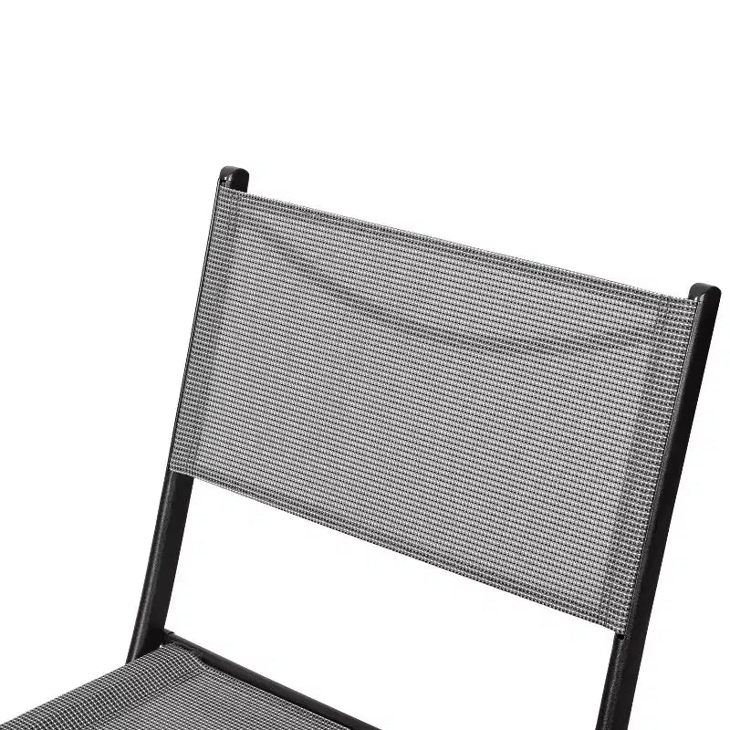 Lot de 4 chaises pliantes Emma and Oliver pour usage intérieur/extérieur avec matériau Flex Comfort et cadres en acier