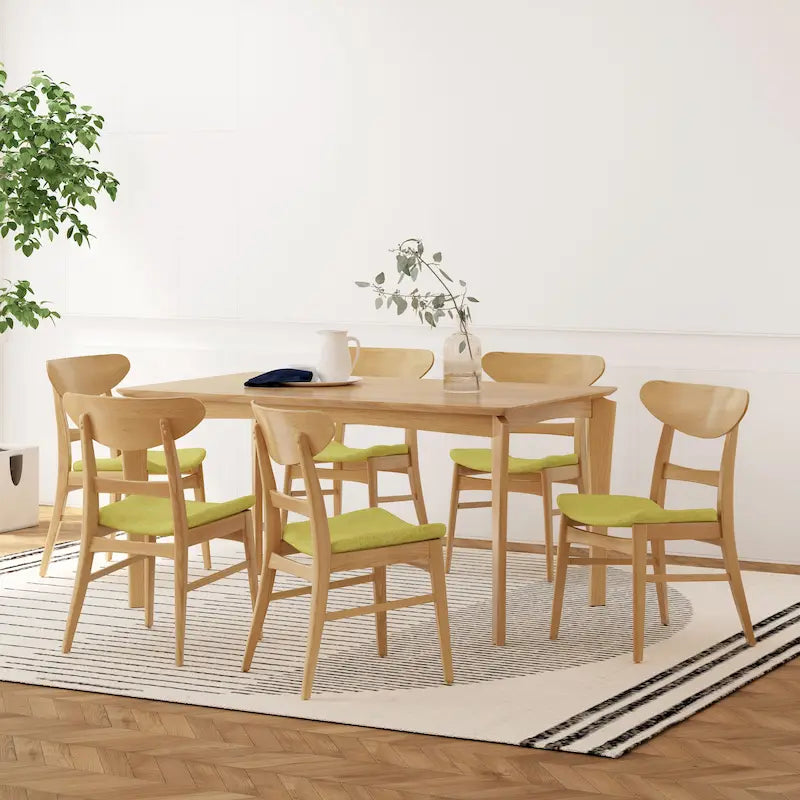 Ensemble de salle à manger 7 pièces Amesbury Wood par Christopher Knight Home