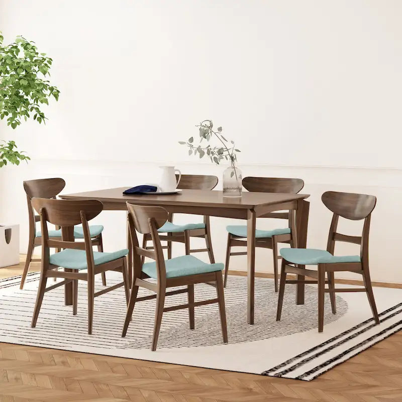 Ensemble de salle à manger 7 pièces Amesbury Wood par Christopher Knight Home