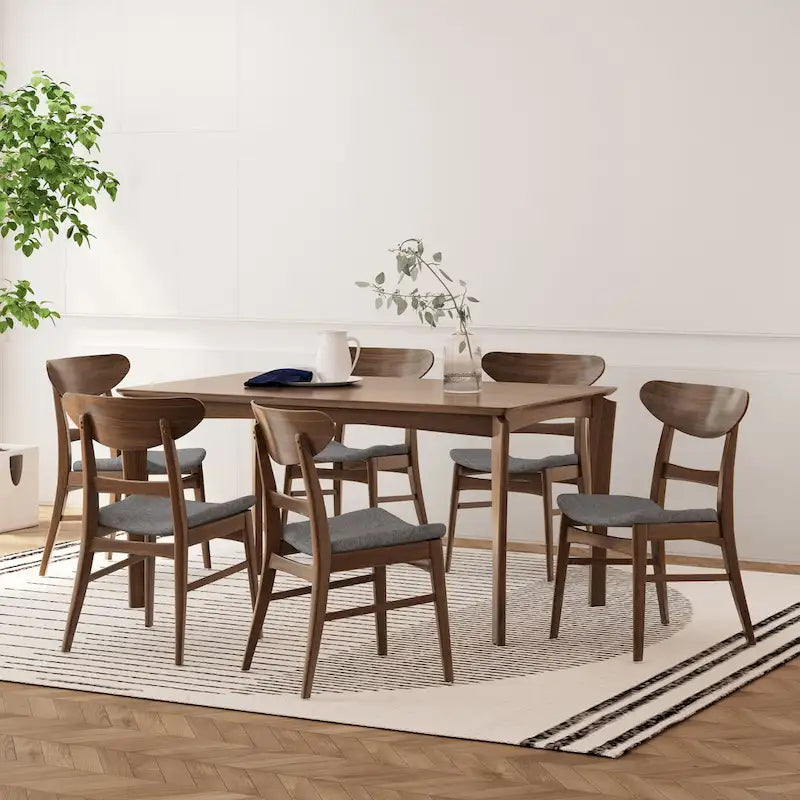 Ensemble de salle à manger 7 pièces Amesbury Wood par Christopher Knight Home
