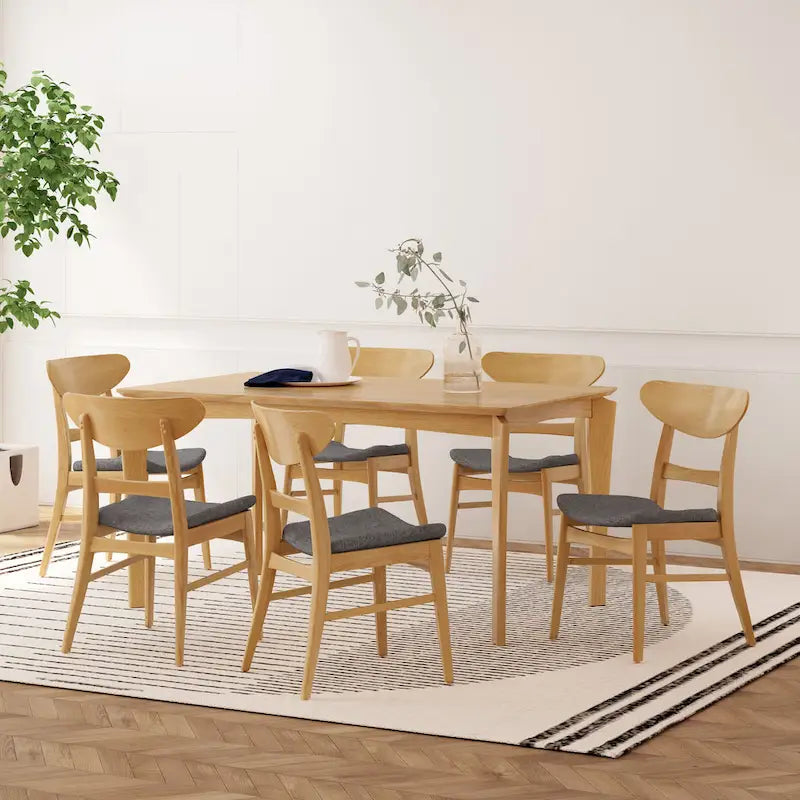 Ensemble de salle à manger 7 pièces Amesbury Wood par Christopher Knight Home