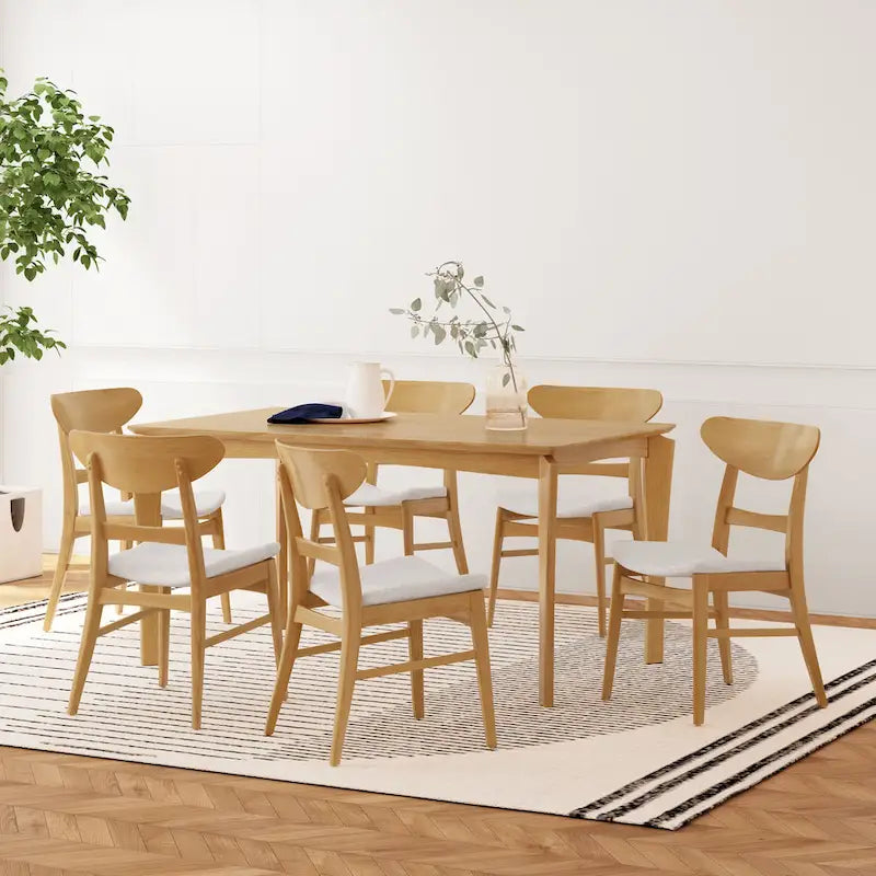 Ensemble de salle à manger 7 pièces Amesbury Wood par Christopher Knight Home