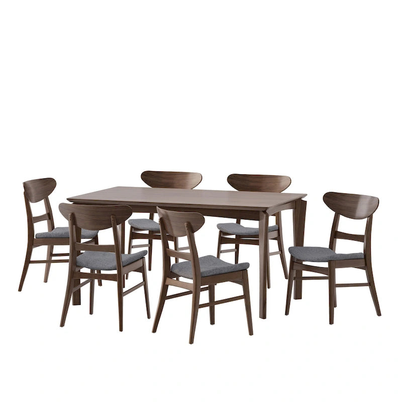Ensemble de salle à manger 7 pièces Amesbury Wood par Christopher Knight Home