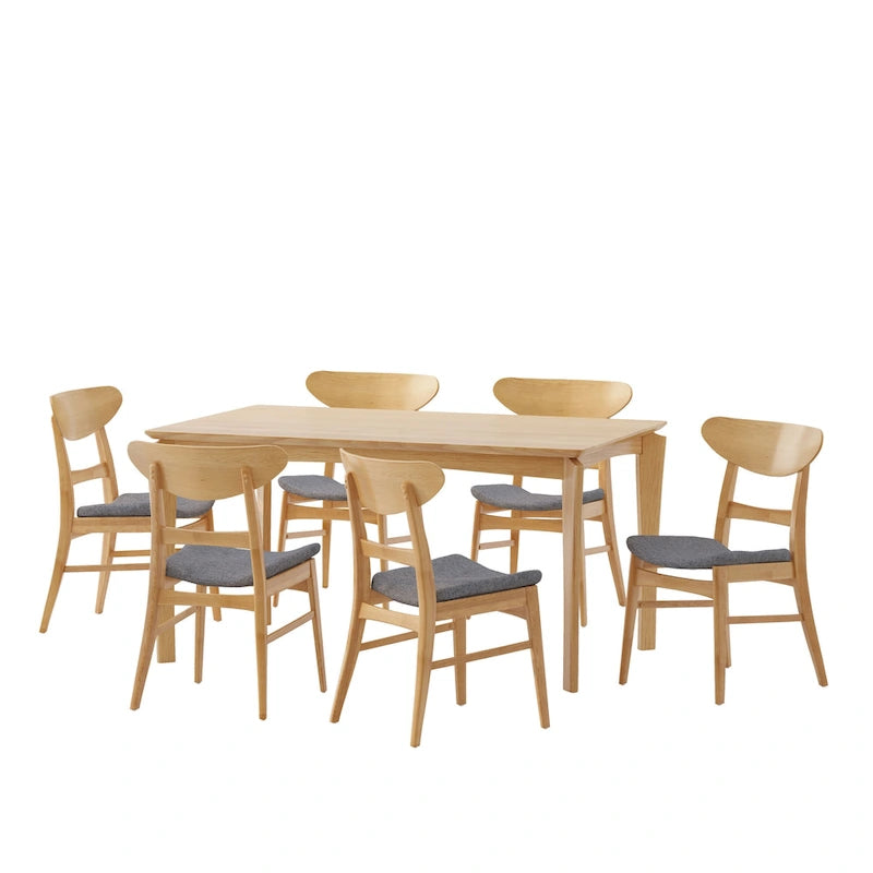 Ensemble de salle à manger 7 pièces Amesbury Wood par Christopher Knight Home