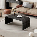 Table basse de style Art déco incurvé – 23,60 x 47,20 x 18,50