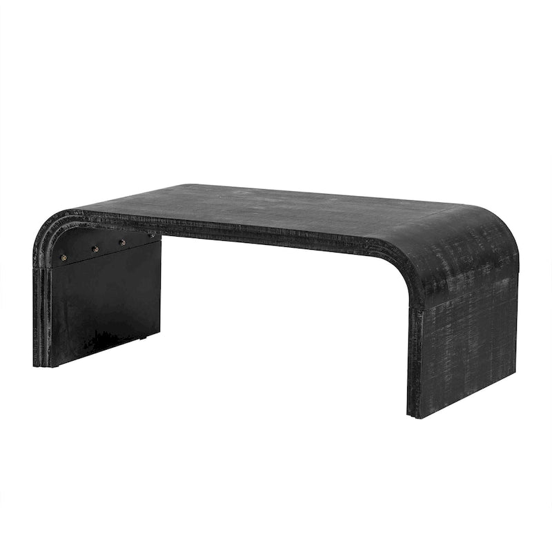 Table basse de style Art déco incurvé – 23,60 x 47,20 x 18,50