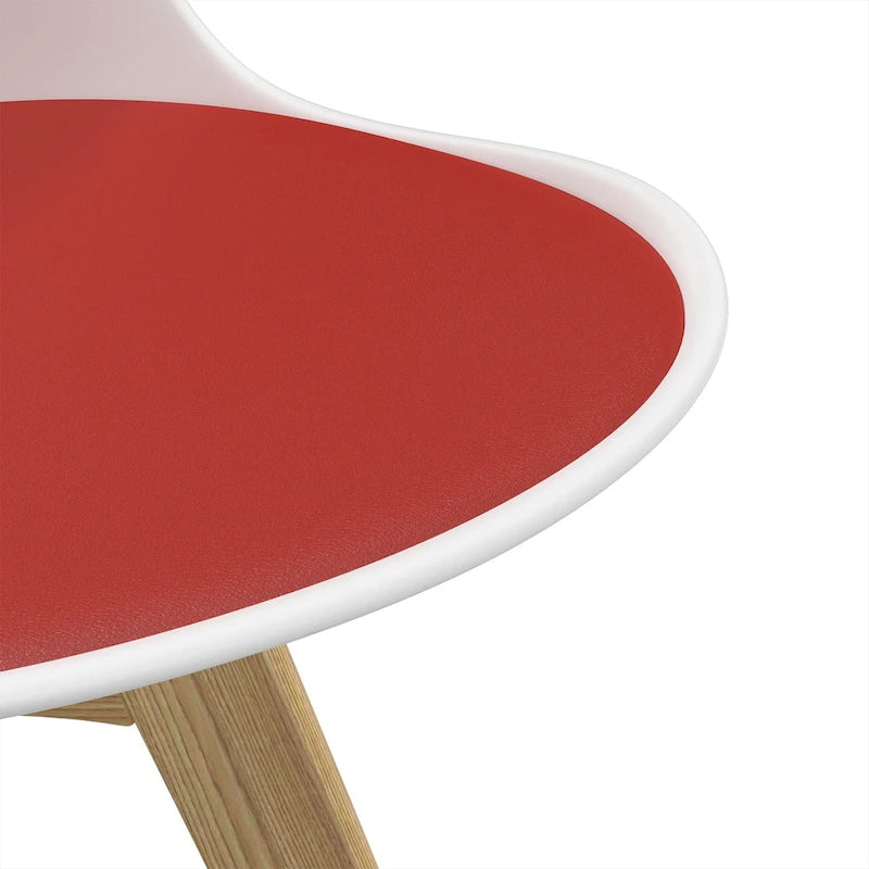 Chaises d'appoint Céline à pieds naturels (lot de 2)