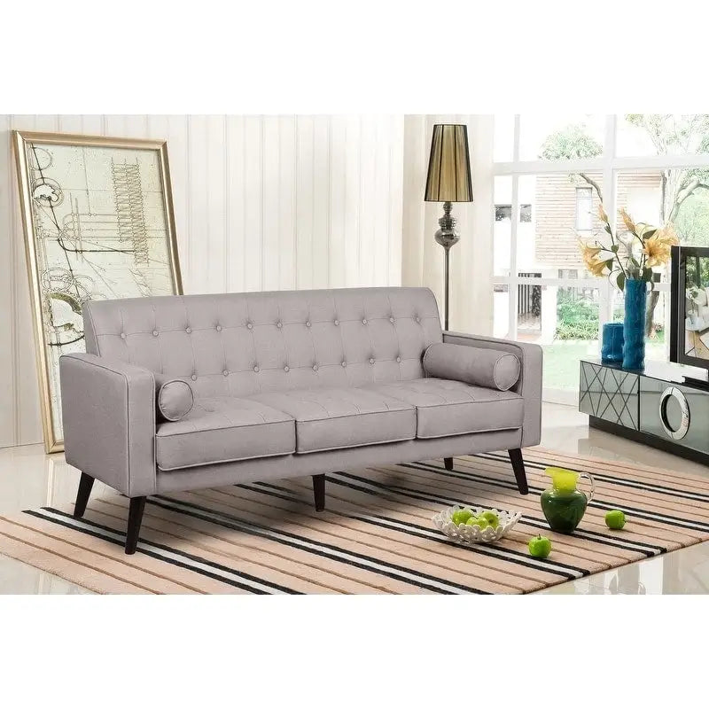 Canapé capitonné Valadez Mid-Century