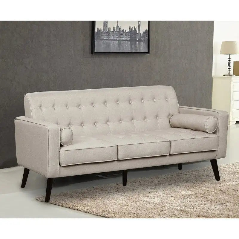 Canapé capitonné Valadez Mid-Century
