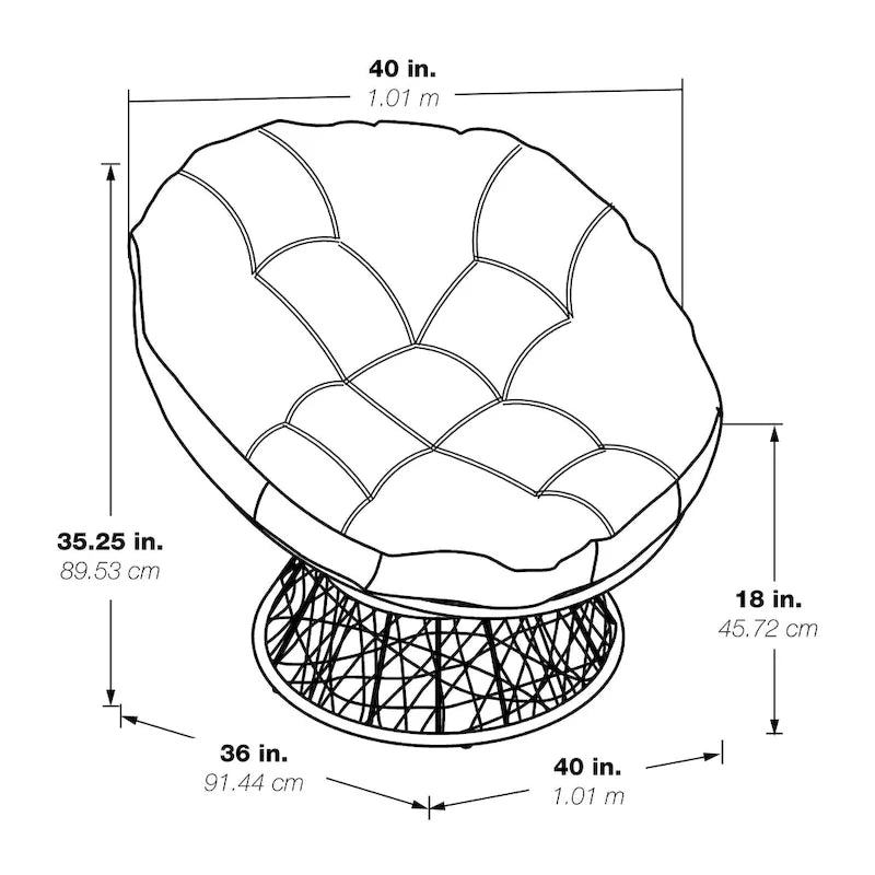 Fauteuil Papasan
