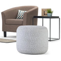 WYNDENHALL Brodie Pouf rond tressé