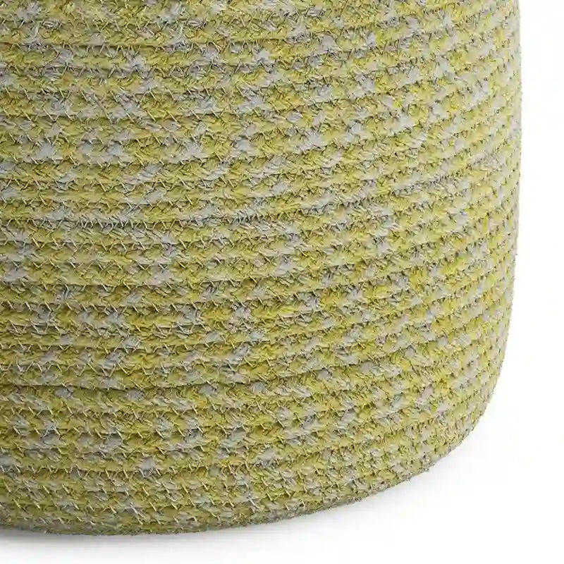 WYNDENHALL Brodie Pouf rond tressé