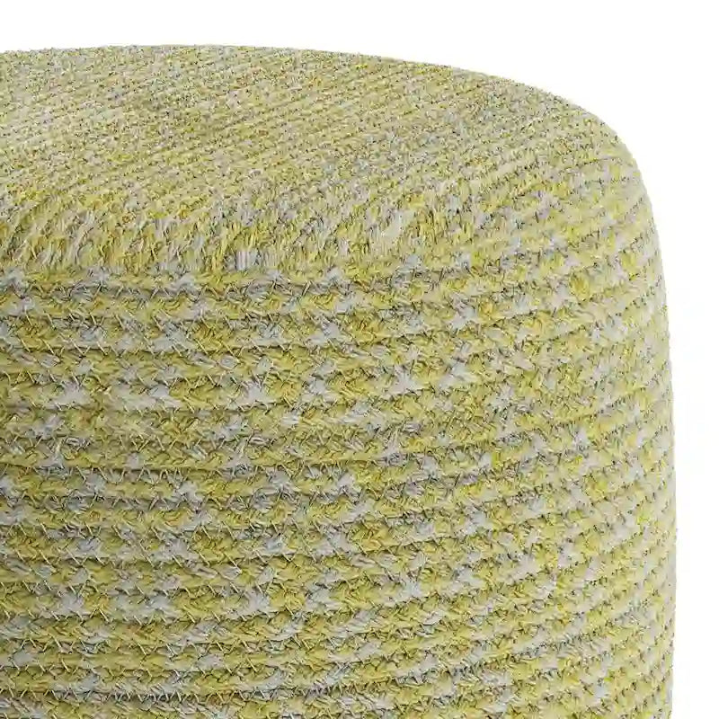 WYNDENHALL Brodie Pouf rond tressé