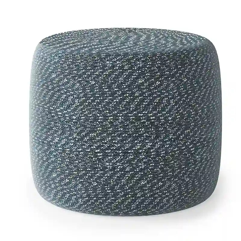 WYNDENHALL Brodie Pouf rond tressé