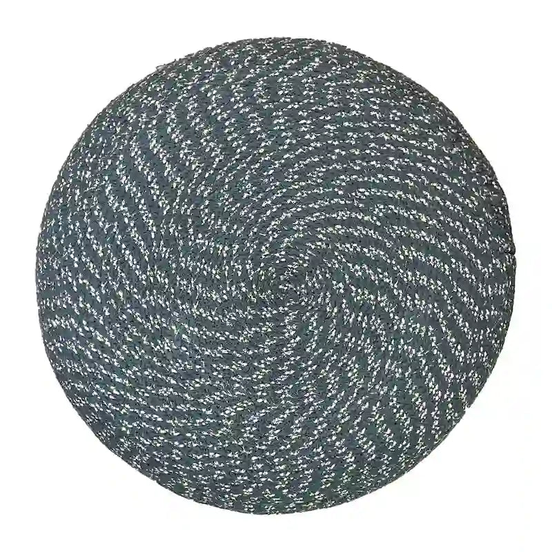 WYNDENHALL Brodie Pouf rond tressé