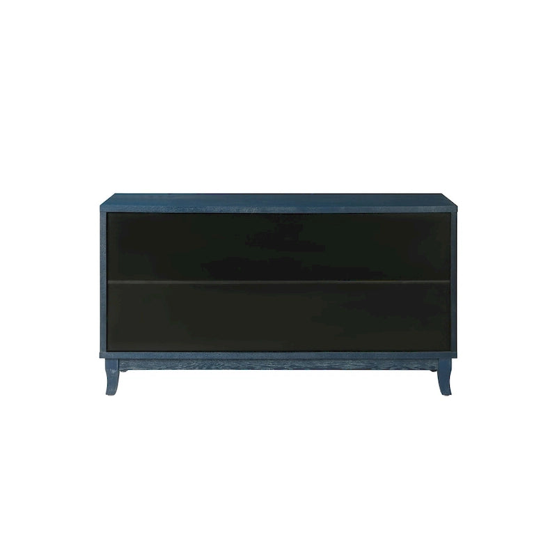 Meuble de rangement d'appoint avec 4 portes en rotin