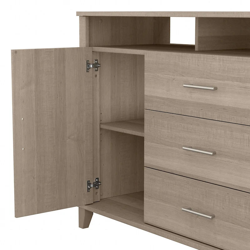 Meuble télé haut Somerset avec rangement par Bush Furniture