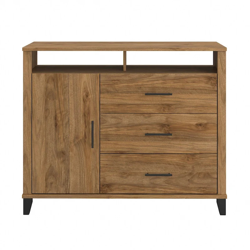 Meuble télé haut Somerset avec rangement par Bush Furniture