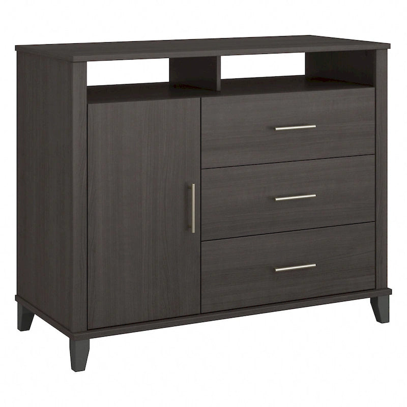 Meuble télé haut Somerset avec rangement par Bush Furniture