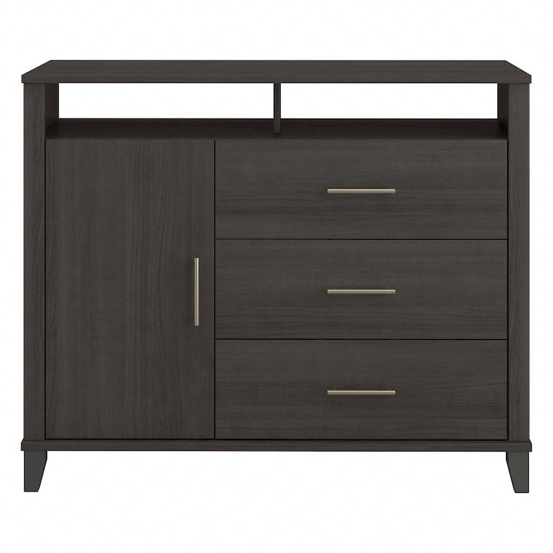 Meuble télé haut Somerset avec rangement par Bush Furniture