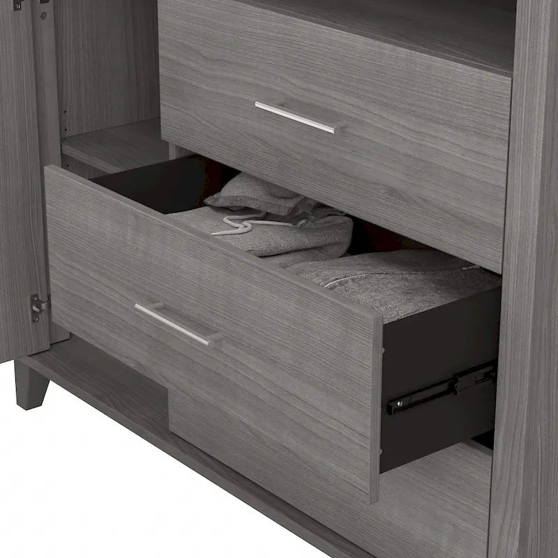 Meuble télé haut Somerset avec rangement par Bush Furniture