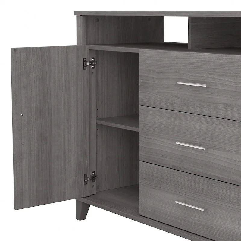 Meuble télé haut Somerset avec rangement par Bush Furniture