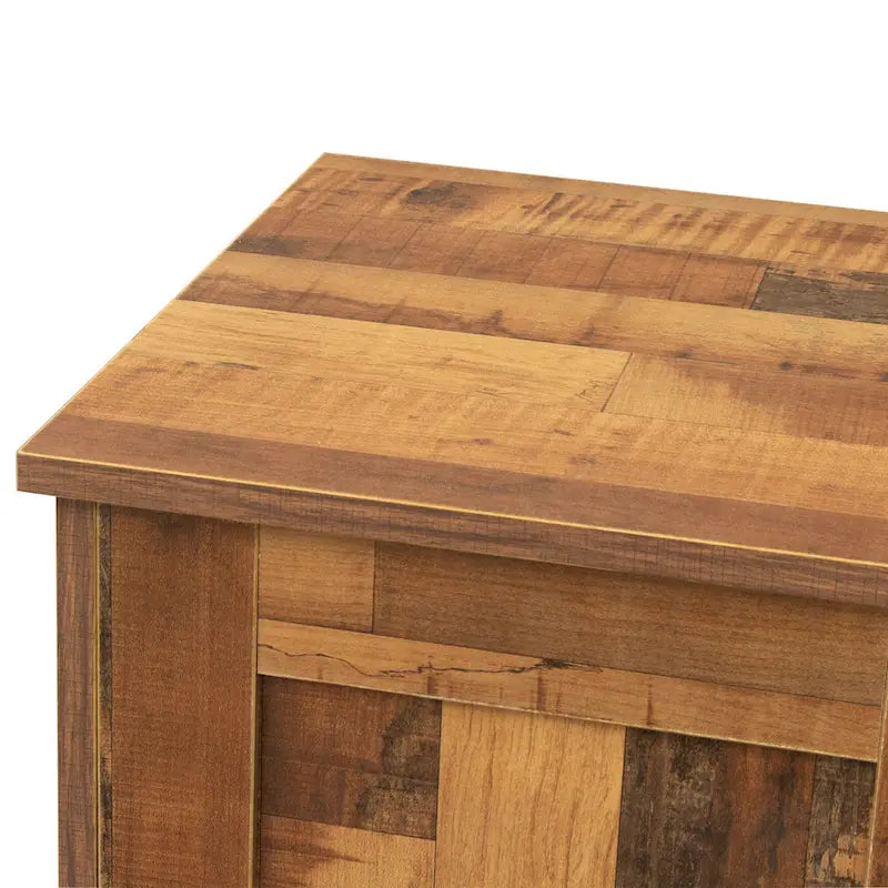 Buffet moderne en bois avec 2 portes, 1 rangement et 2 tiroirs - Console de rangement pour entrée/salle à manger avec portes