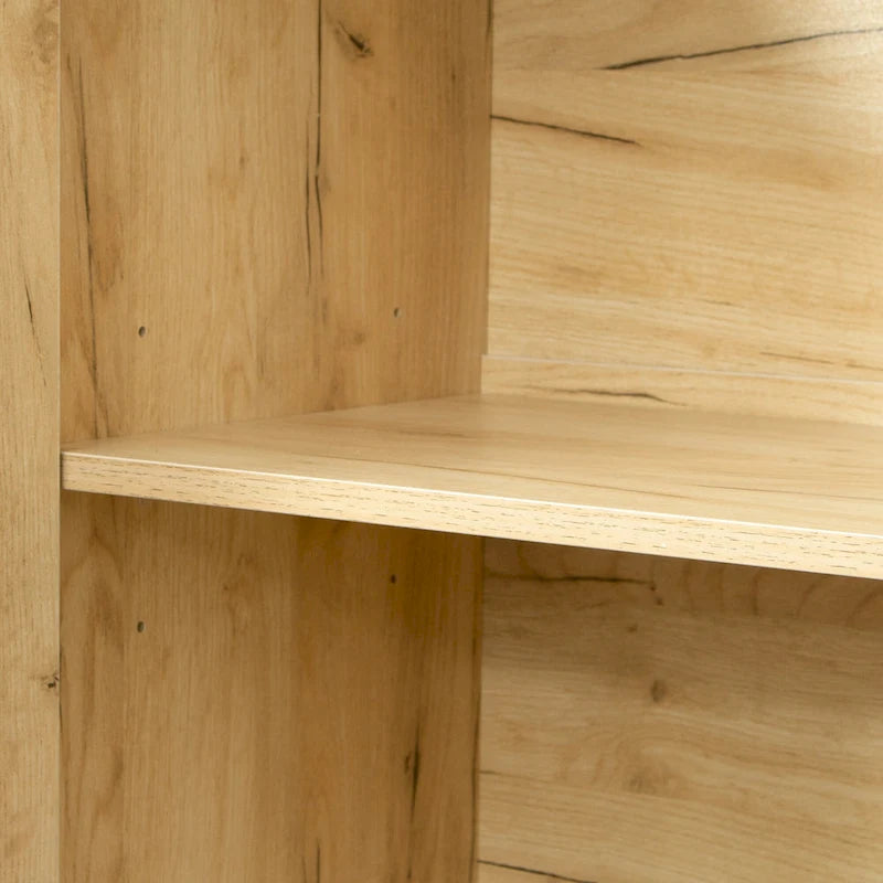 Buffet moderne en bois avec 2 portes, 1 rangement et 2 tiroirs - Console de rangement pour entrée/salle à manger avec portes