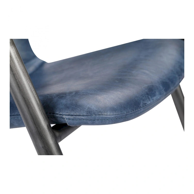Chaises de salle à manger Macari Frita modernes en cuir, lot de 2