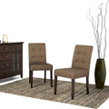 WYNDENHALL Jefferson Chaise de salle à manger Parsons contemporaine (Lot de 2) - 48 larg. x 58 prof. x 91 haut. (cm)