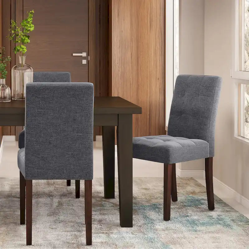 WYNDENHALL Jefferson Chaise de salle à manger Parsons contemporaine (Lot de 2) - 48 larg. x 58 prof. x 91 haut. (cm)