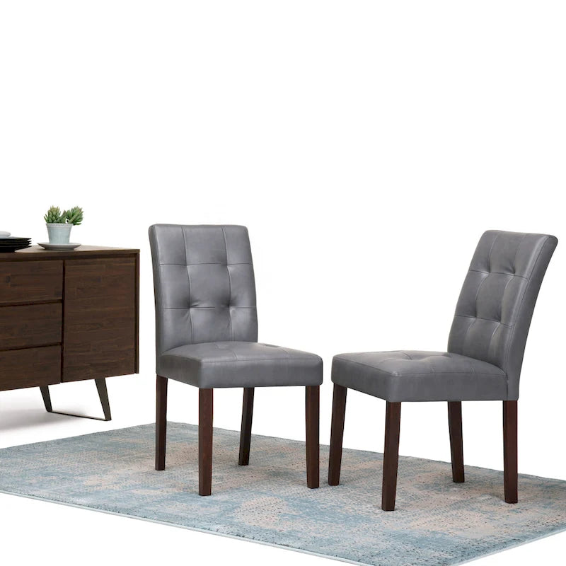WYNDENHALL Jefferson Chaise de salle à manger Parsons contemporaine (Lot de 2) - 48 larg. x 58 prof. x 91 haut. (cm)