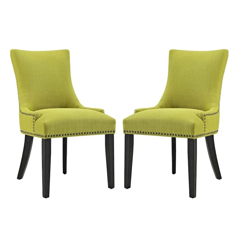 Chaise de salle à manger Marquis en tissu (lot de 2)