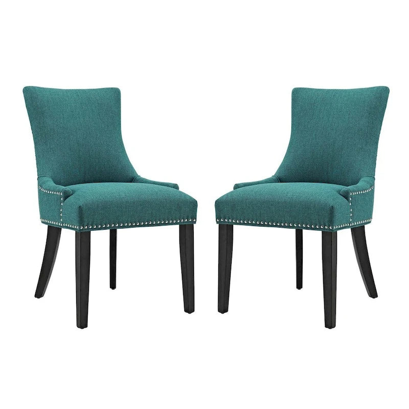Chaise de salle à manger Marquis en tissu (lot de 2)