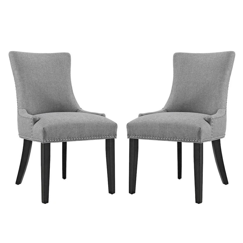 Chaise de salle à manger Marquis en tissu (lot de 2)