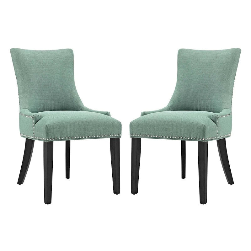 Chaise de salle à manger Marquis en tissu (lot de 2)