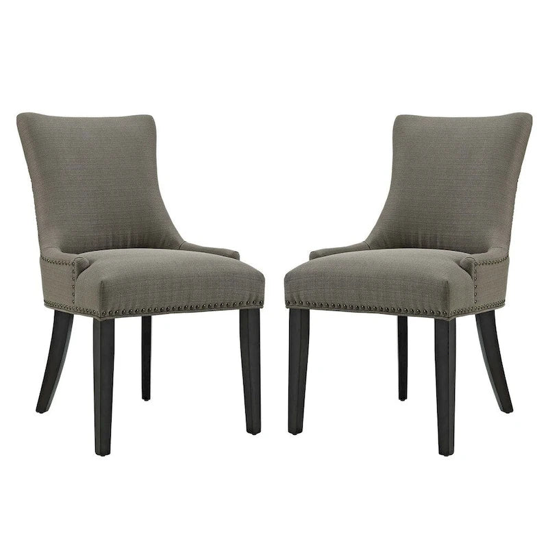 Chaise de salle à manger Marquis en tissu (lot de 2)