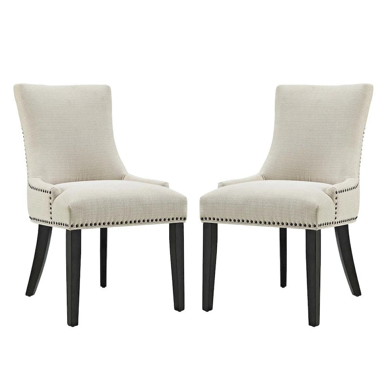 Chaise de salle à manger Marquis en tissu (lot de 2)