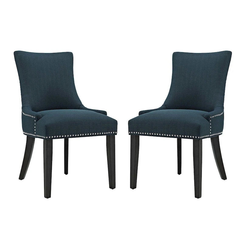 Chaise de salle à manger Marquis en tissu (lot de 2)
