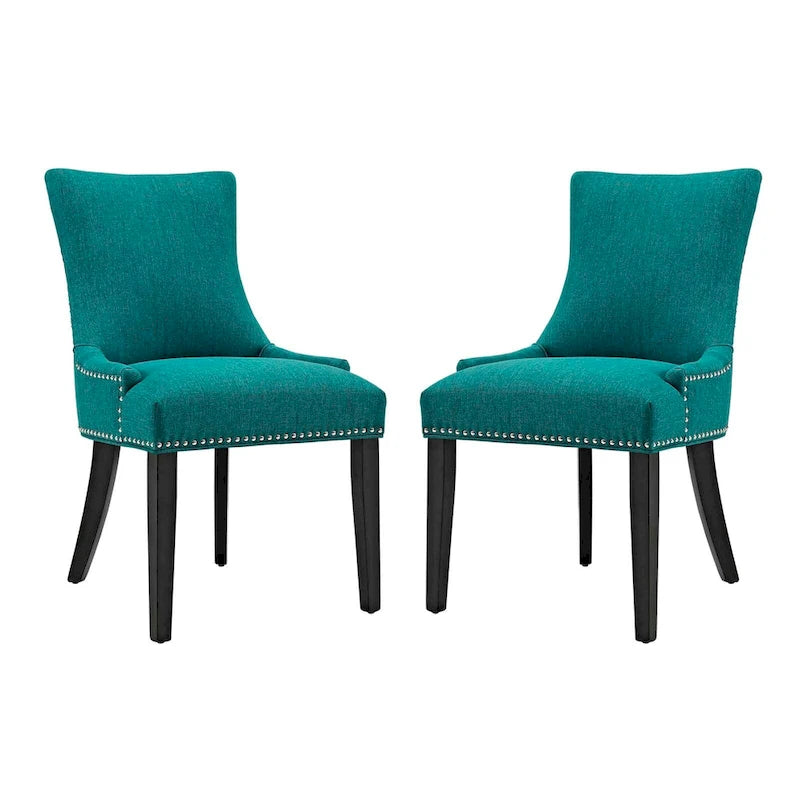 Chaise de salle à manger Marquis en tissu (lot de 2)