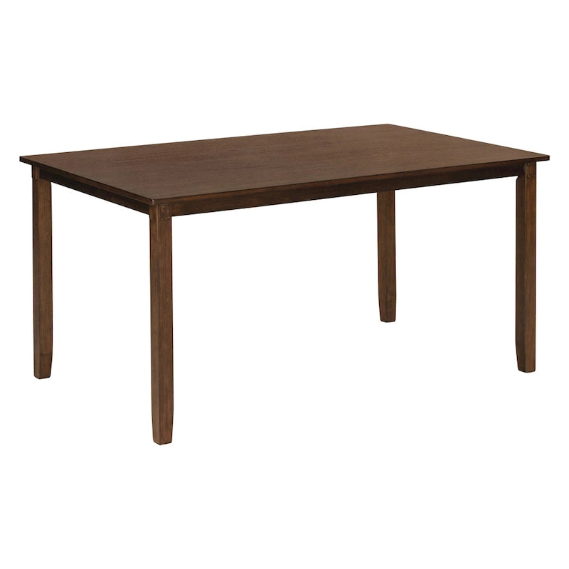 Ensemble de salle à manger Nestfair 6 pièces avec 4 chaises en tissu et un banc