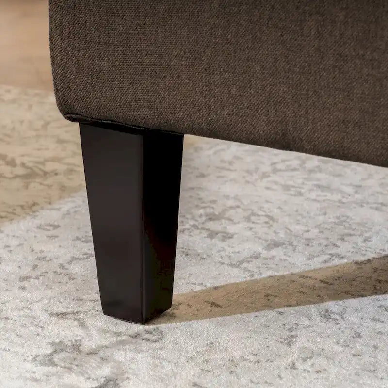 Emmie – Ensemble de canapés modulaires de 5 places, style Mid-century Modern, par Christopher Knight Home