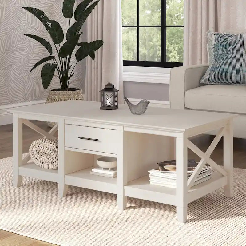 Table basse Key West avec rangement de Bush Furniture
