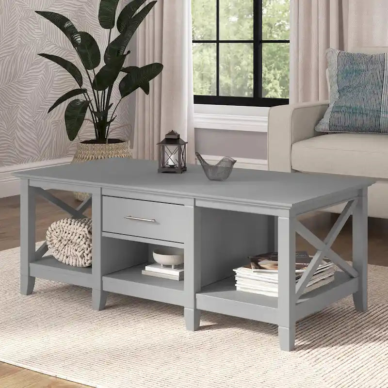 Table basse Key West avec rangement de Bush Furniture