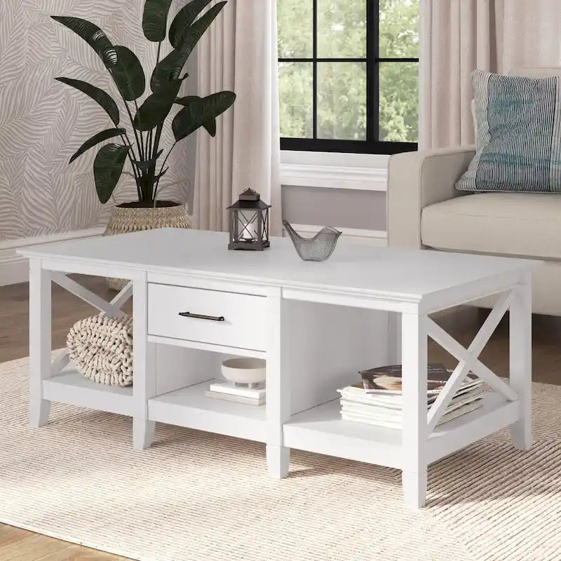 Table basse Key West avec rangement de Bush Furniture