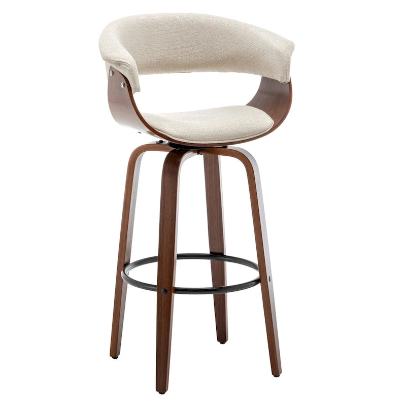 Tabouret de bar moderne rembourré Lalit (Lot de 2 tabourets)