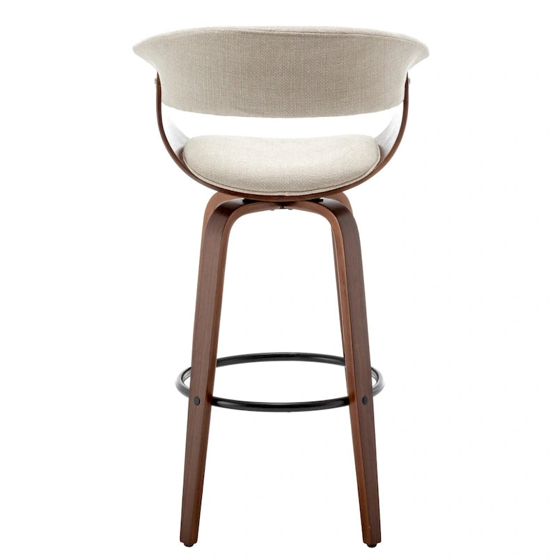 Tabouret de bar moderne rembourré Lalit (Lot de 2 tabourets)