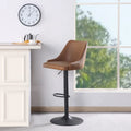 Tabouret de bar réglable Sylmar en similicuir